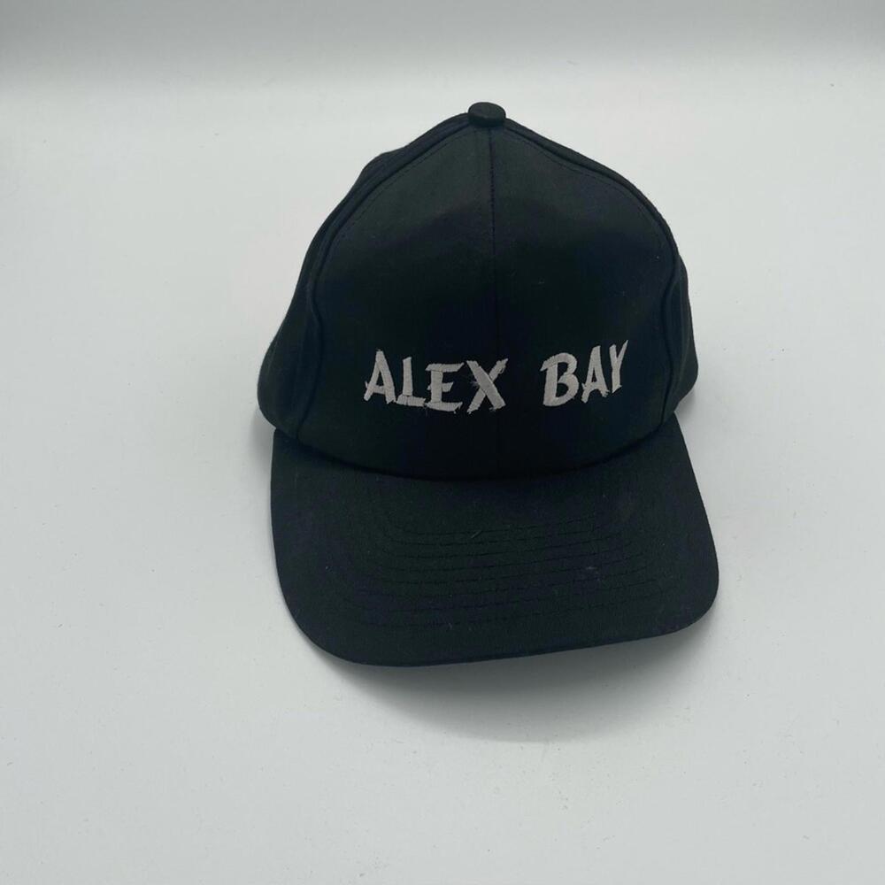 Alex Bay Black snap back hat Cap